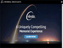 Tablet Screenshot of celestis.com